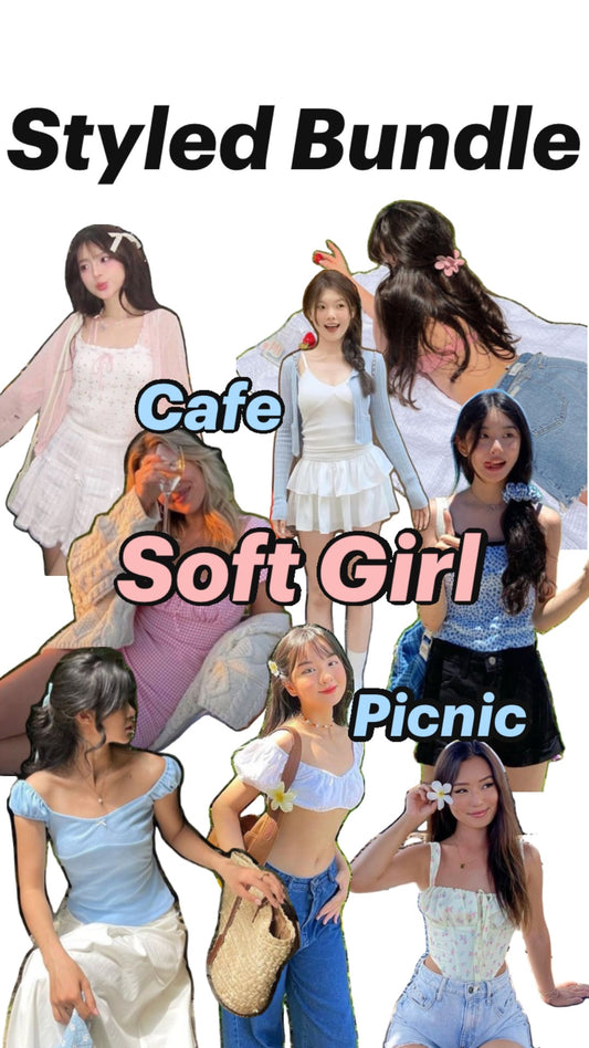 “Soft Girl Cafe Picnic” Bundle🍰🫖